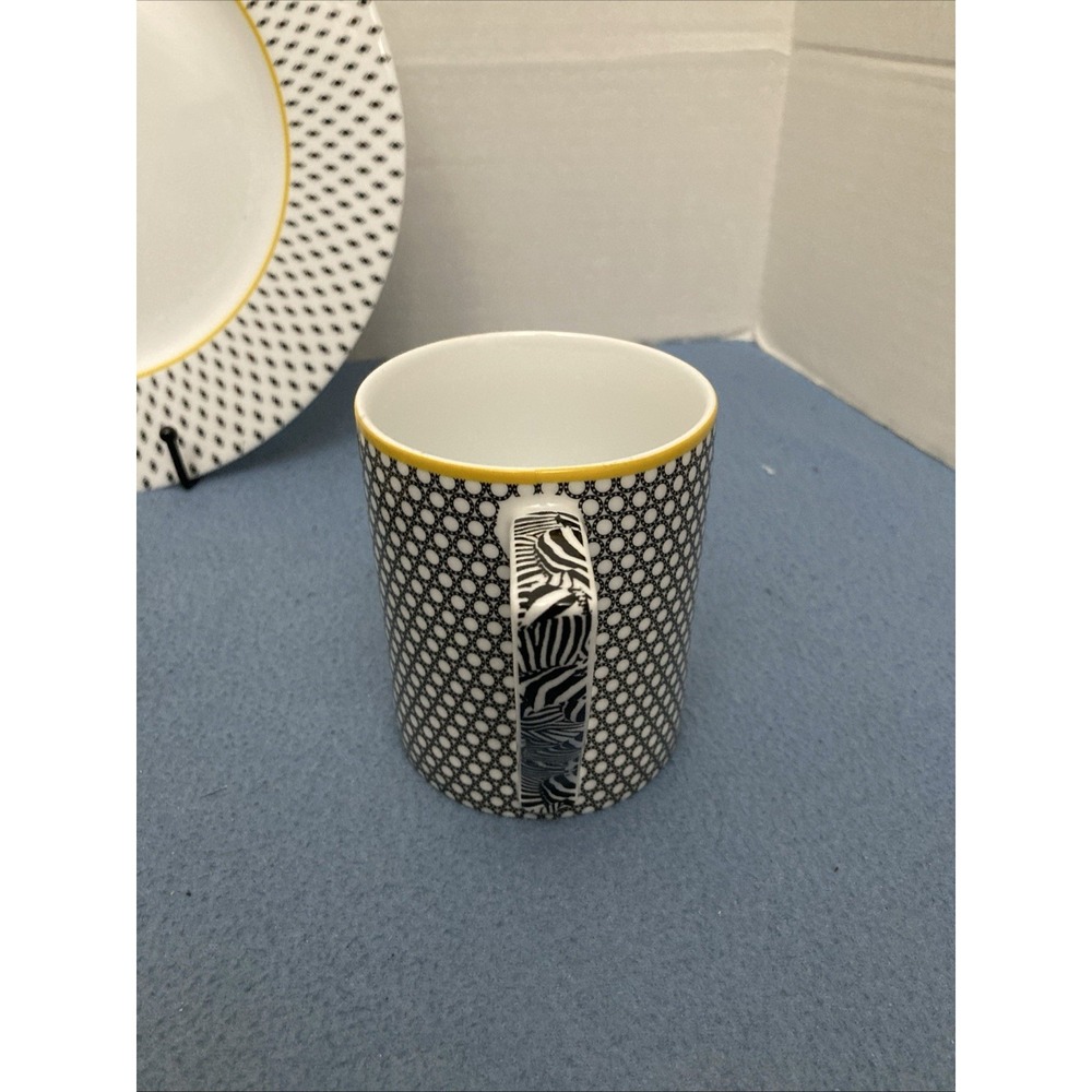 Ted Baker Portmeirion Langdon Dinnerware Place Setting - Black - 4‎ pieces - Picture 3 of 16